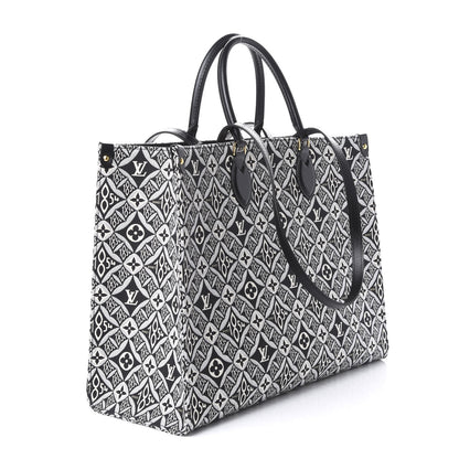 Louis Vuitton Jacquard Since 1854 Onthego GM Grey 2 of 10