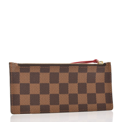 Louis Vuitton Damier Ebene Felicie Chain Wallet Zippered Insert 3 of 6