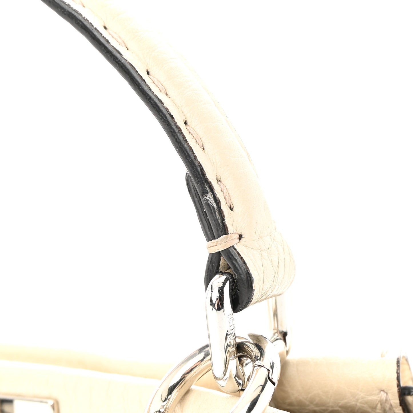 Cuoio Romano Selleria Mini Peekaboo Iconic Satchel Latte
