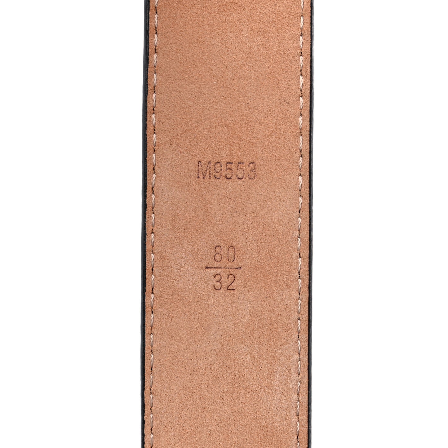 Epi 30mm LV Initiales Belt 80 32 Black
