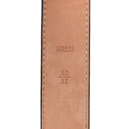 Louis Vuitton Epi 30mm LV Initiales Belt 80 32 Black 3 of 6