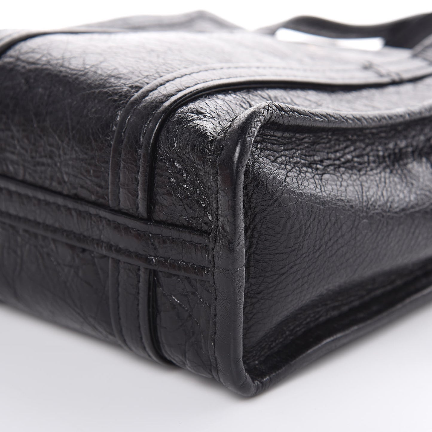 Agneau XXS Bazar Shopper Tote Black