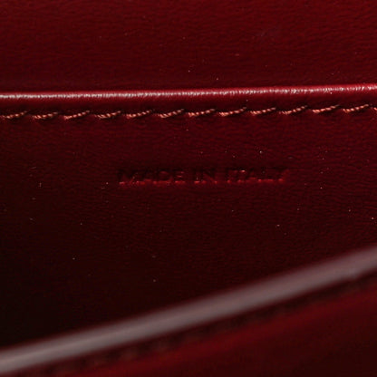 Celine Box Calfskin Teen Classic Box Flap Bag Burgundy 6 of 10