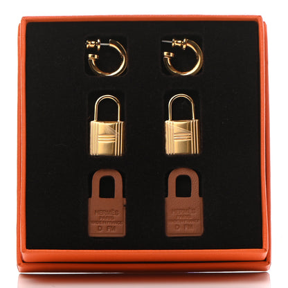 Hermes Swift O'Kelly Earrings Gold 9 of 9