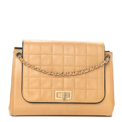 Chanel Lambskin Chocolate Bar Accordion Flap Beige 1 of 9