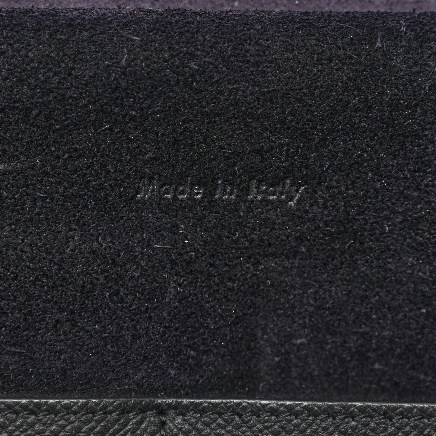 Grained Calfskin Mini Belt Bag Black