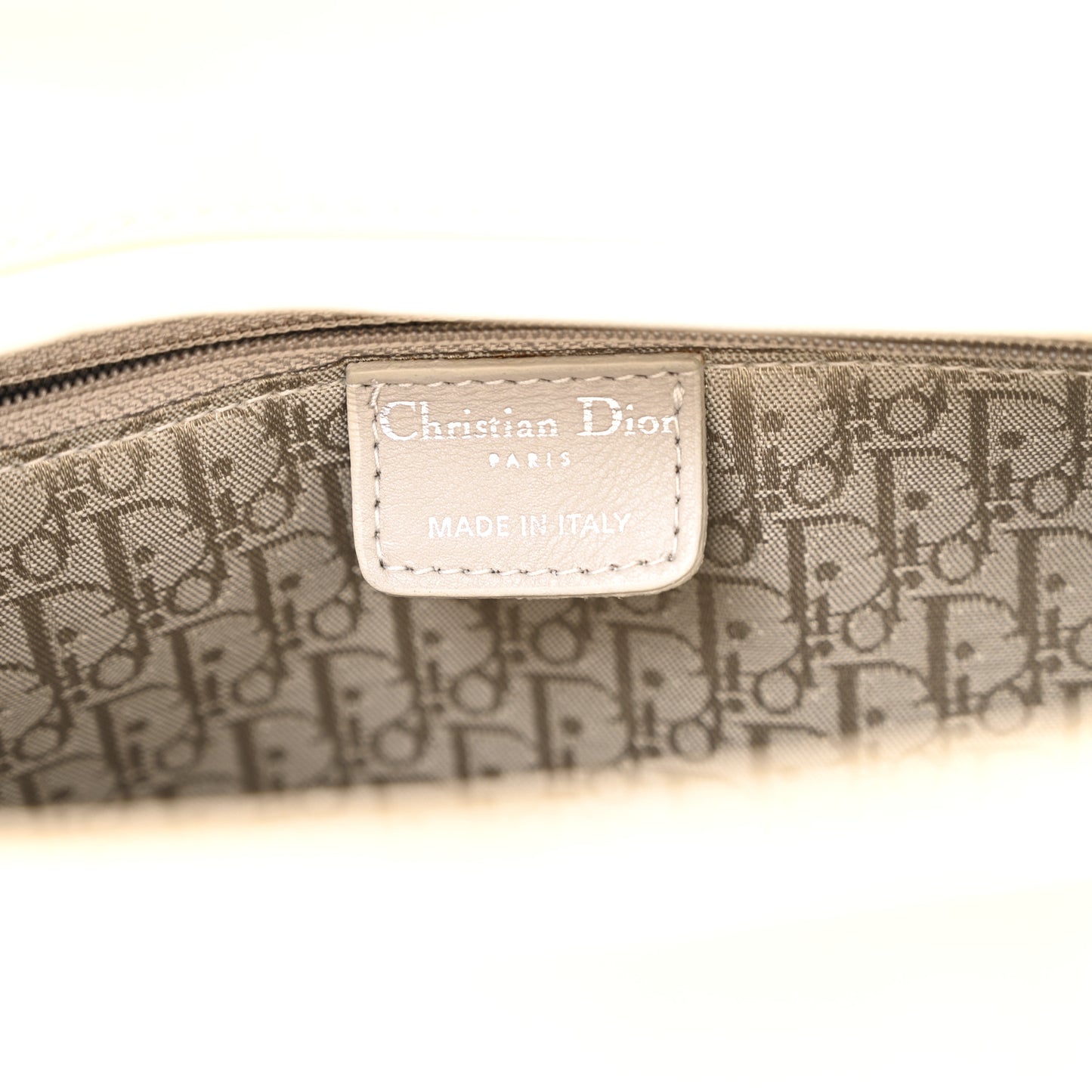 Patent Cannage Large Lady Dior White