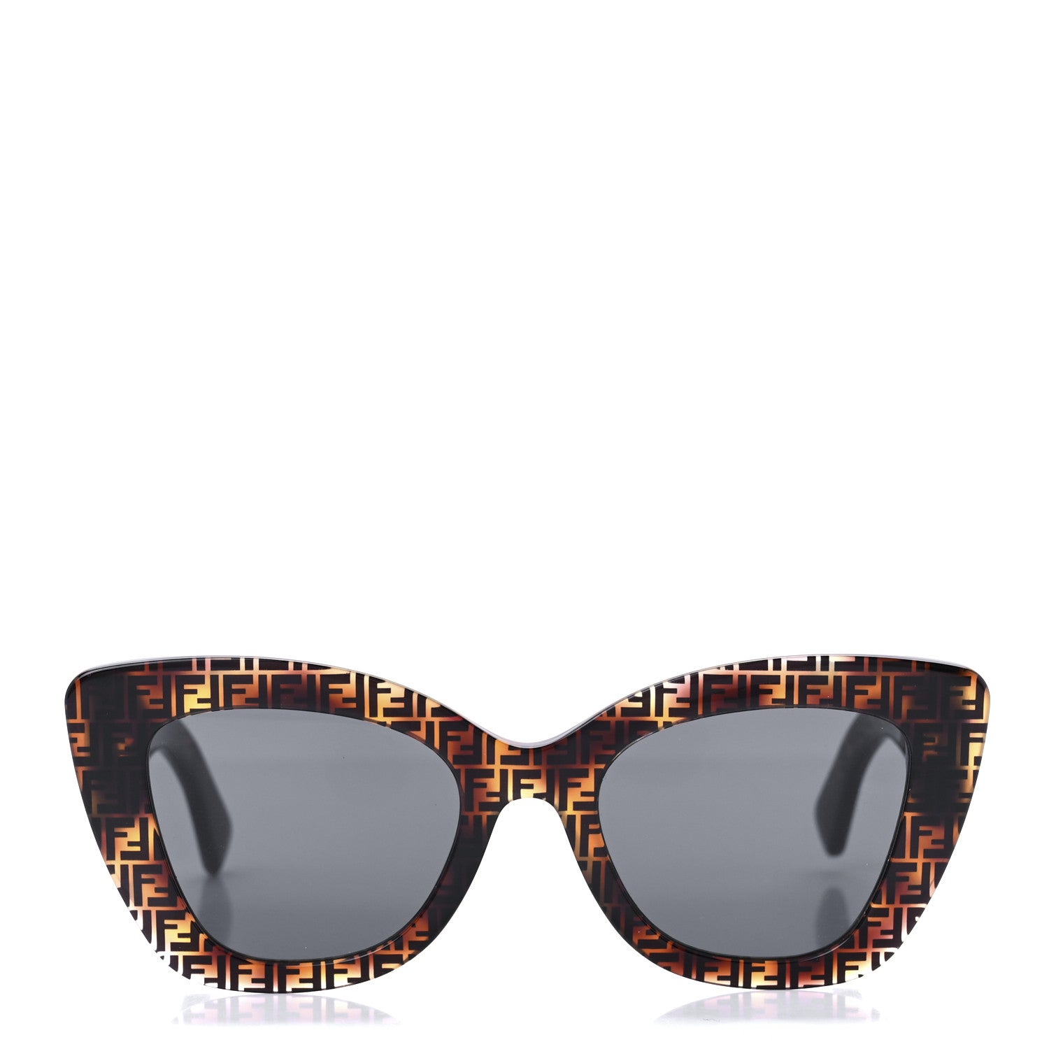 Fendi Acetate F is Fendi FF 51mm Cat Eye Sunglasses 0327/S Tortoise Camouflage 2 of 7