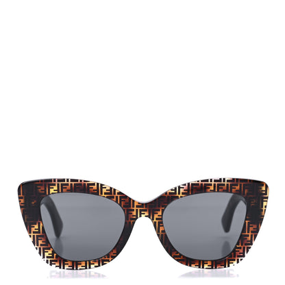 Fendi Acetate F is Fendi FF 51mm Cat Eye Sunglasses 0327/S Tortoise Camouflage 2 of 7