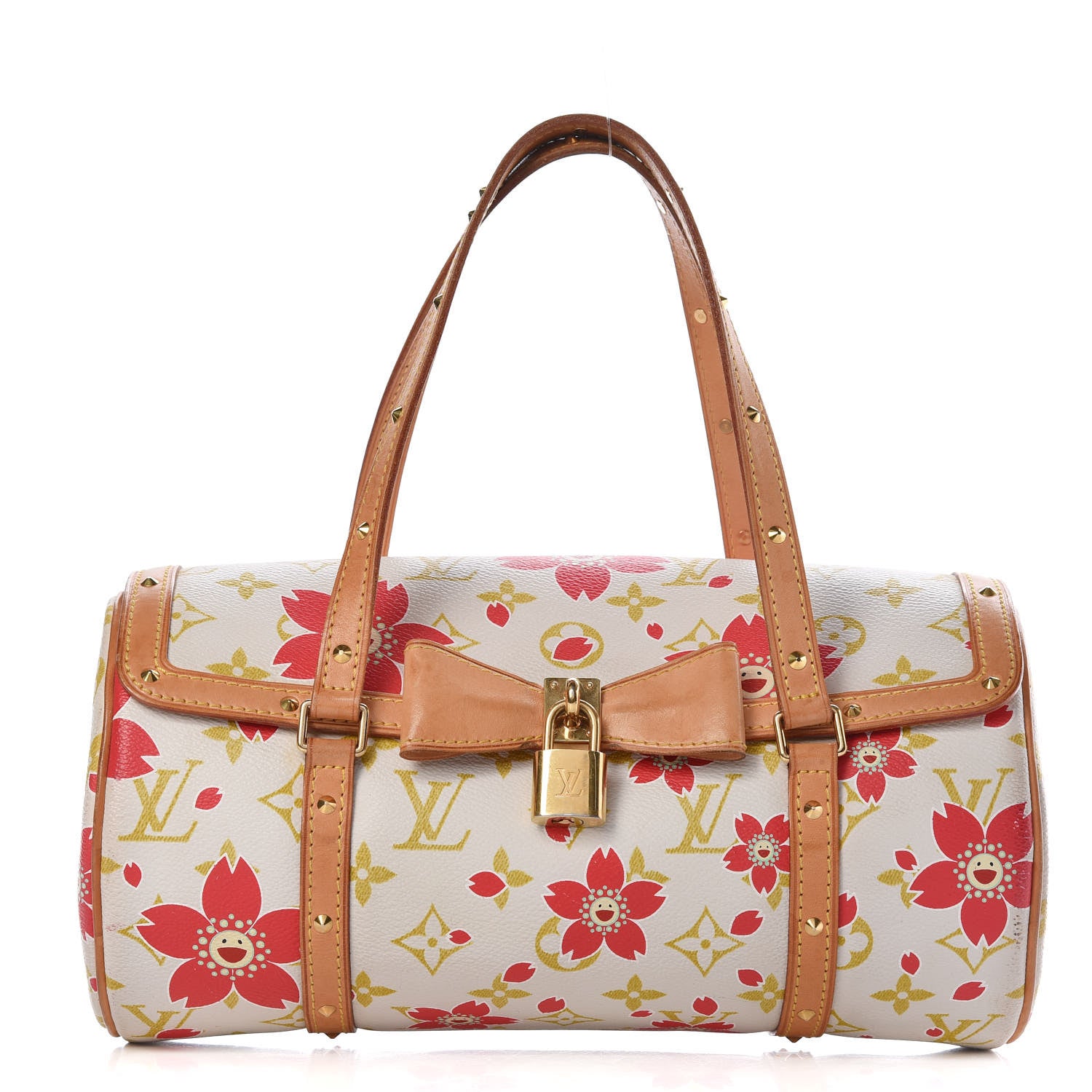 Louis Vuitton Monogram Cherry Blossom Papillon Red Creme 1 of 15