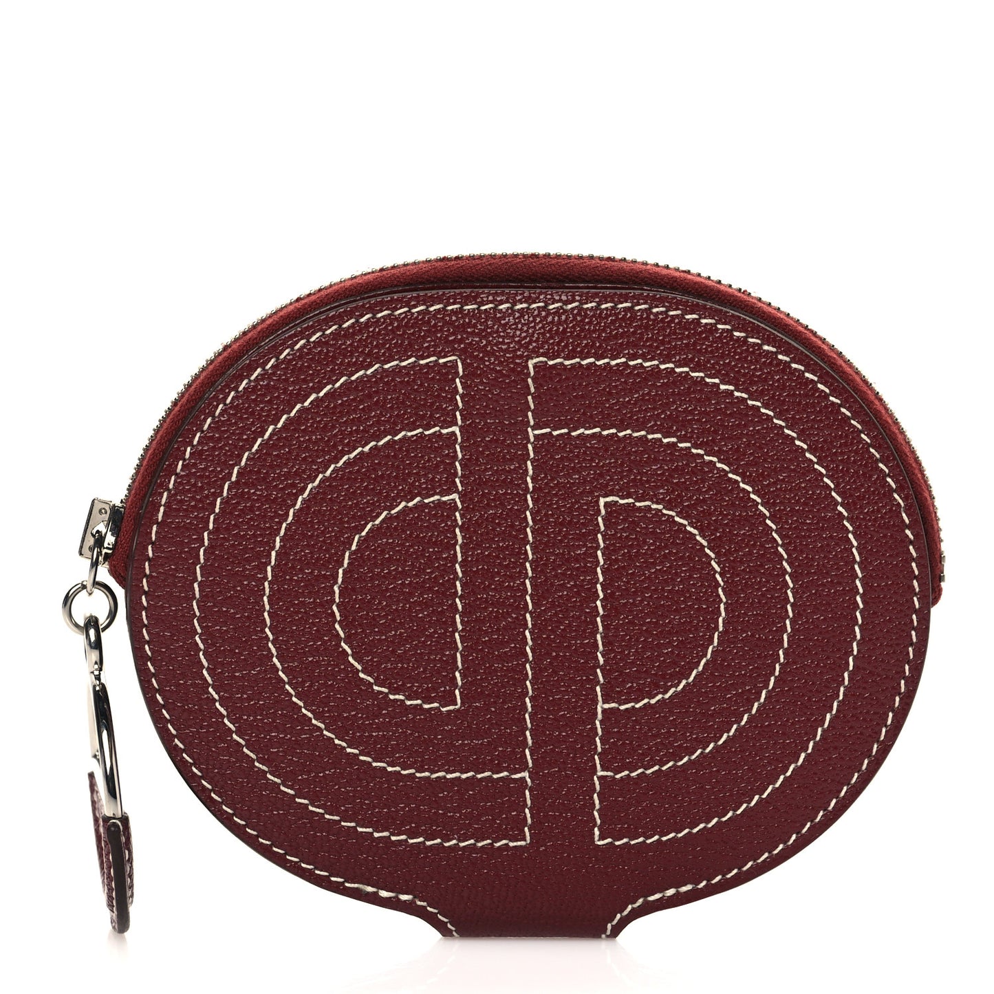 Chevre Mysore Mini In-The-Loop Card Holder Rouge H