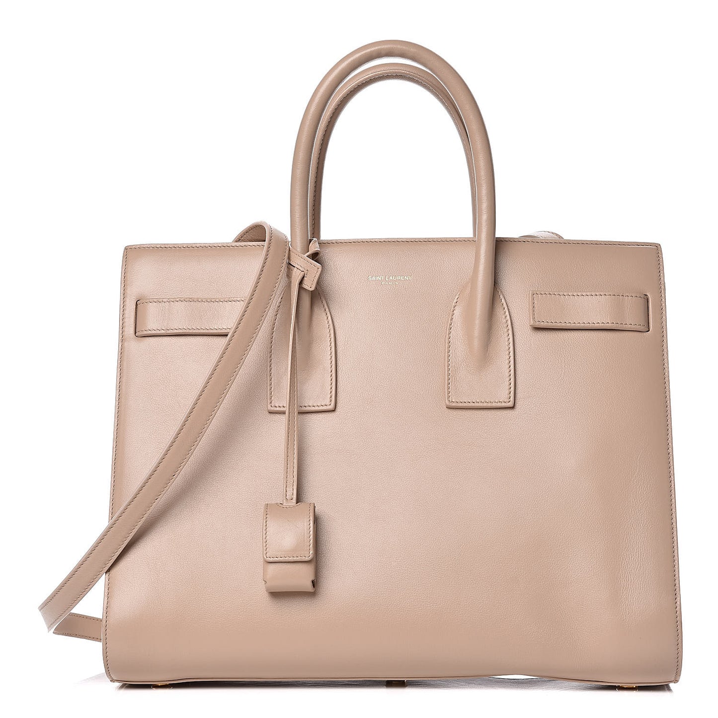 Calfskin Small Sac De Jour Dark Beige