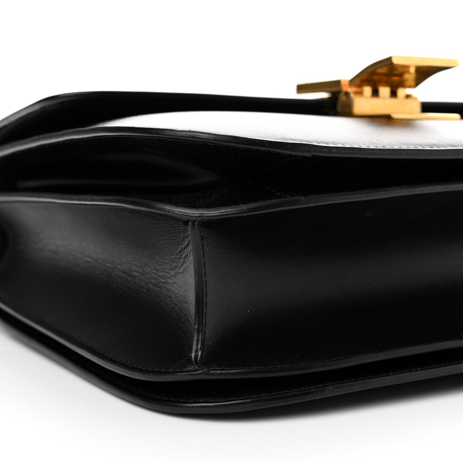 Celine Box Calfskin Medium Classic Box Flap Bag Black 9 of 10