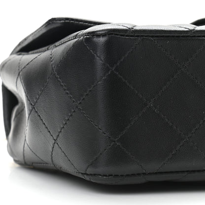Chanel Lambskin Quilted Mini Coco Charms Rectangular Flap Black 9 of 11