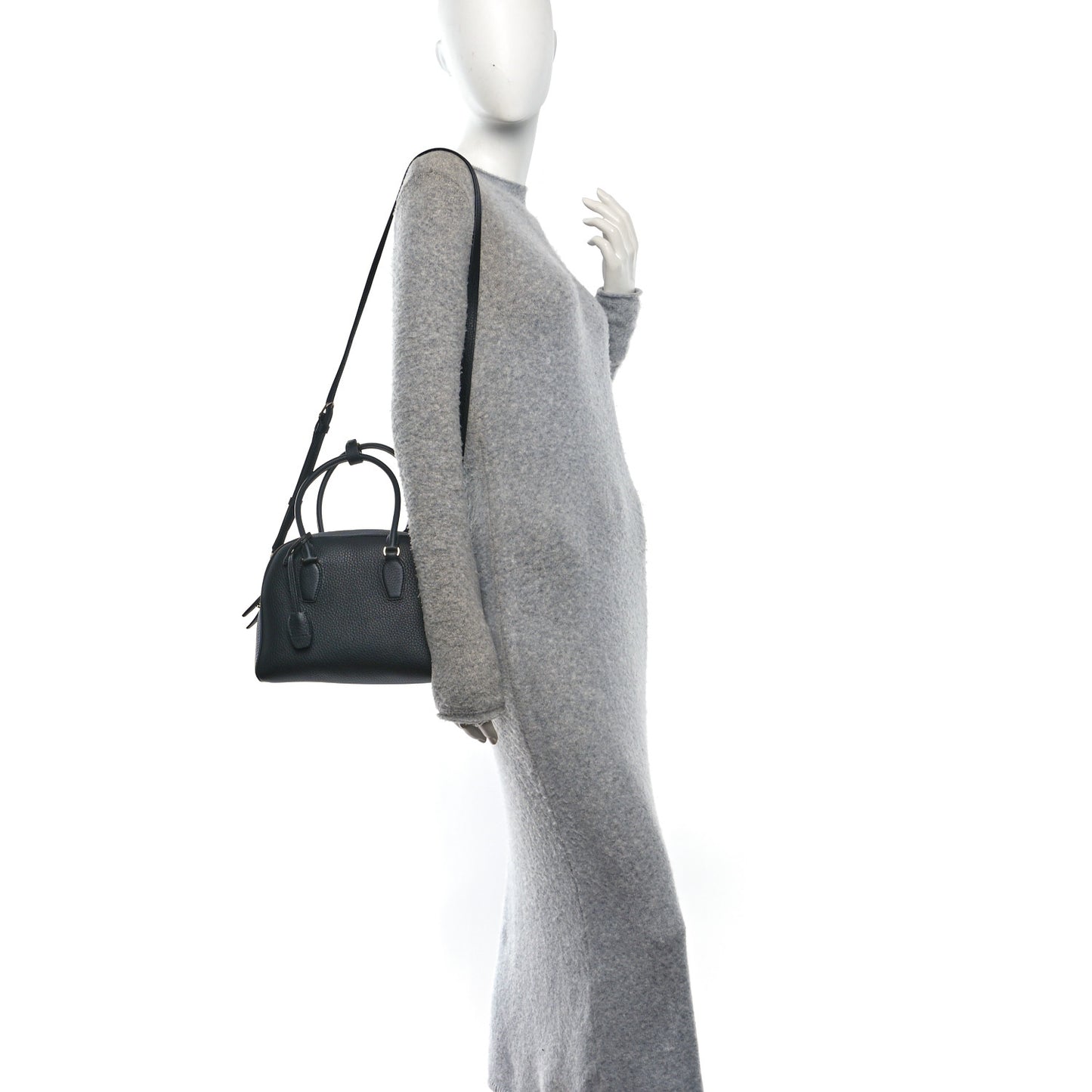 Matte Grained Calfskin India 10 Black
