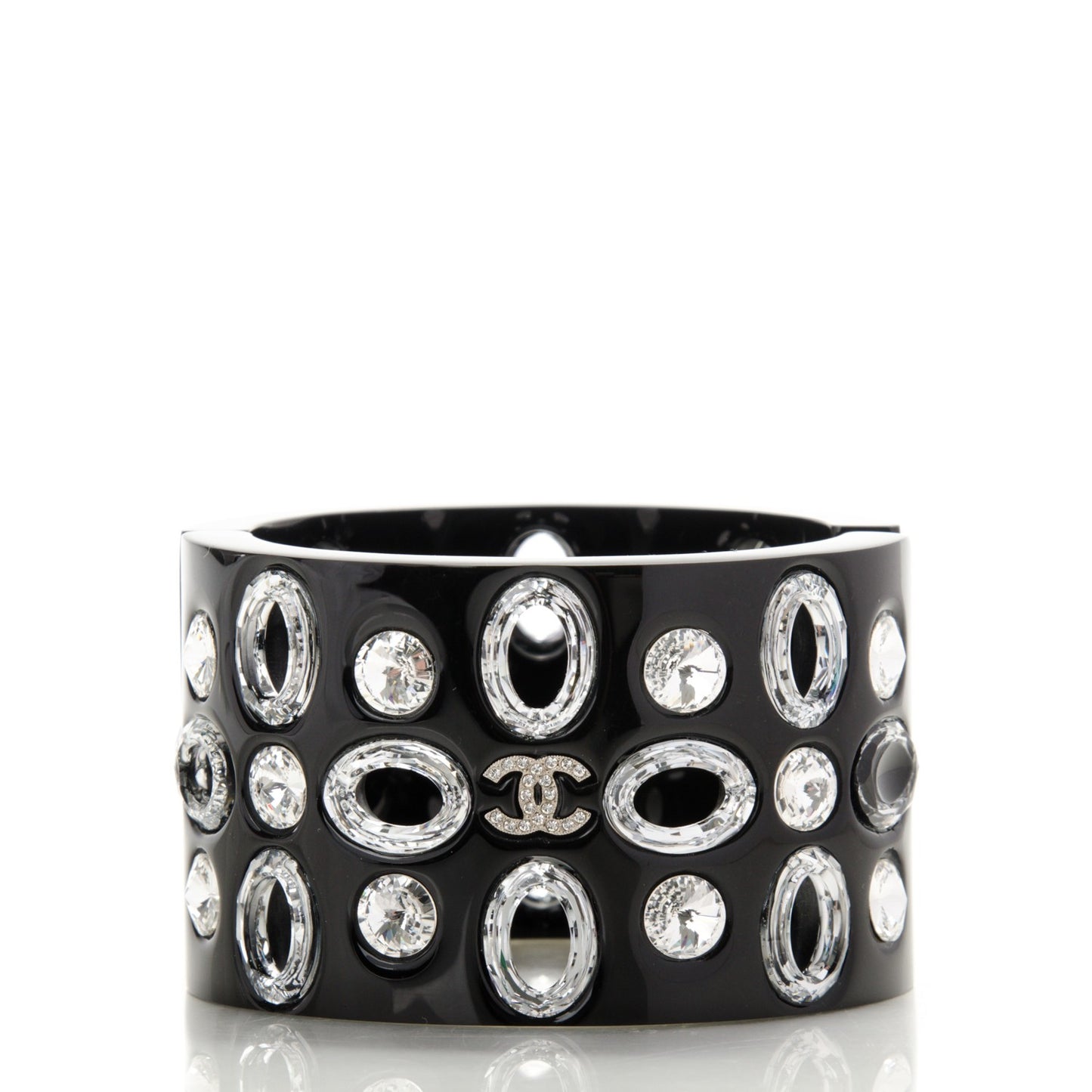 Resin Crystal CC Cuff Black