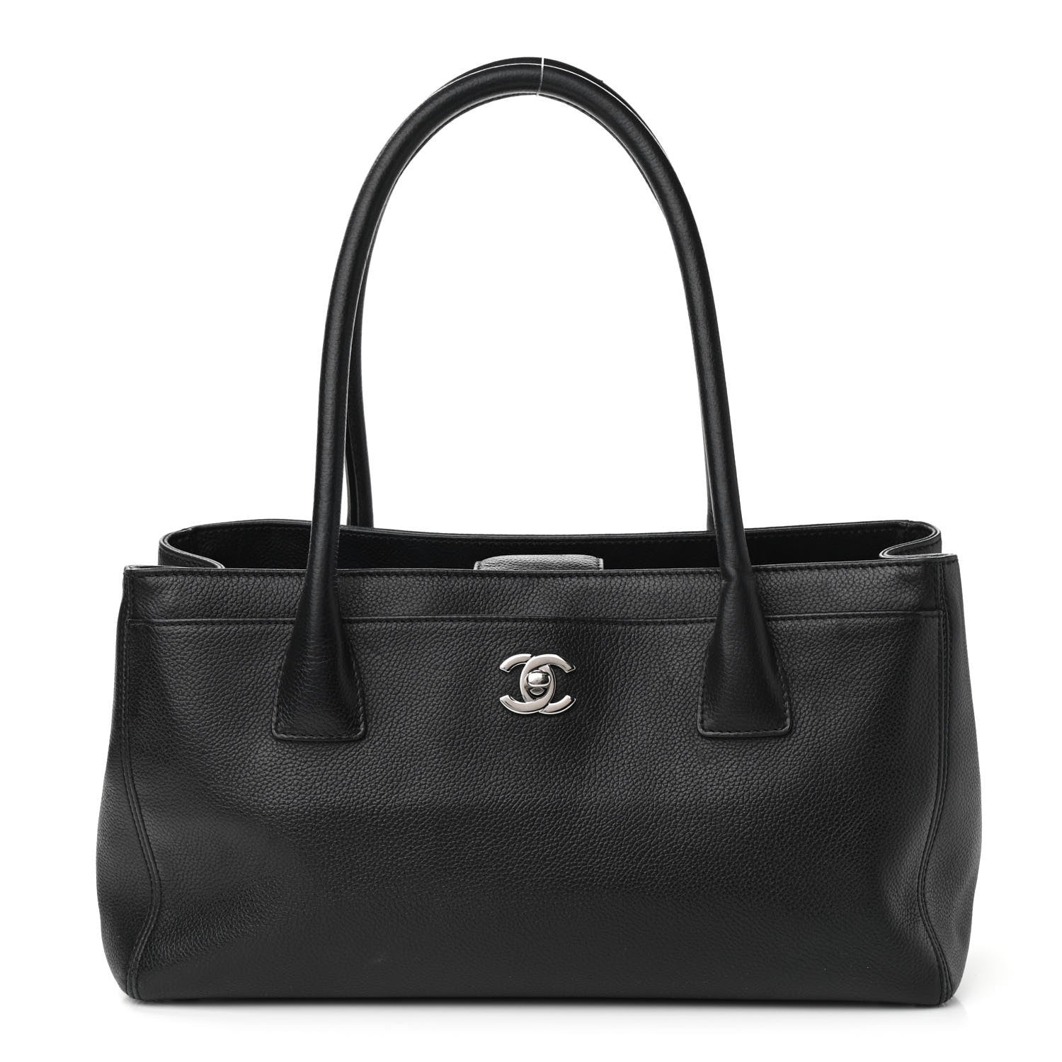 Chanel Calfskin Small Cerf Executive Shopper Tote Black 1 of 11