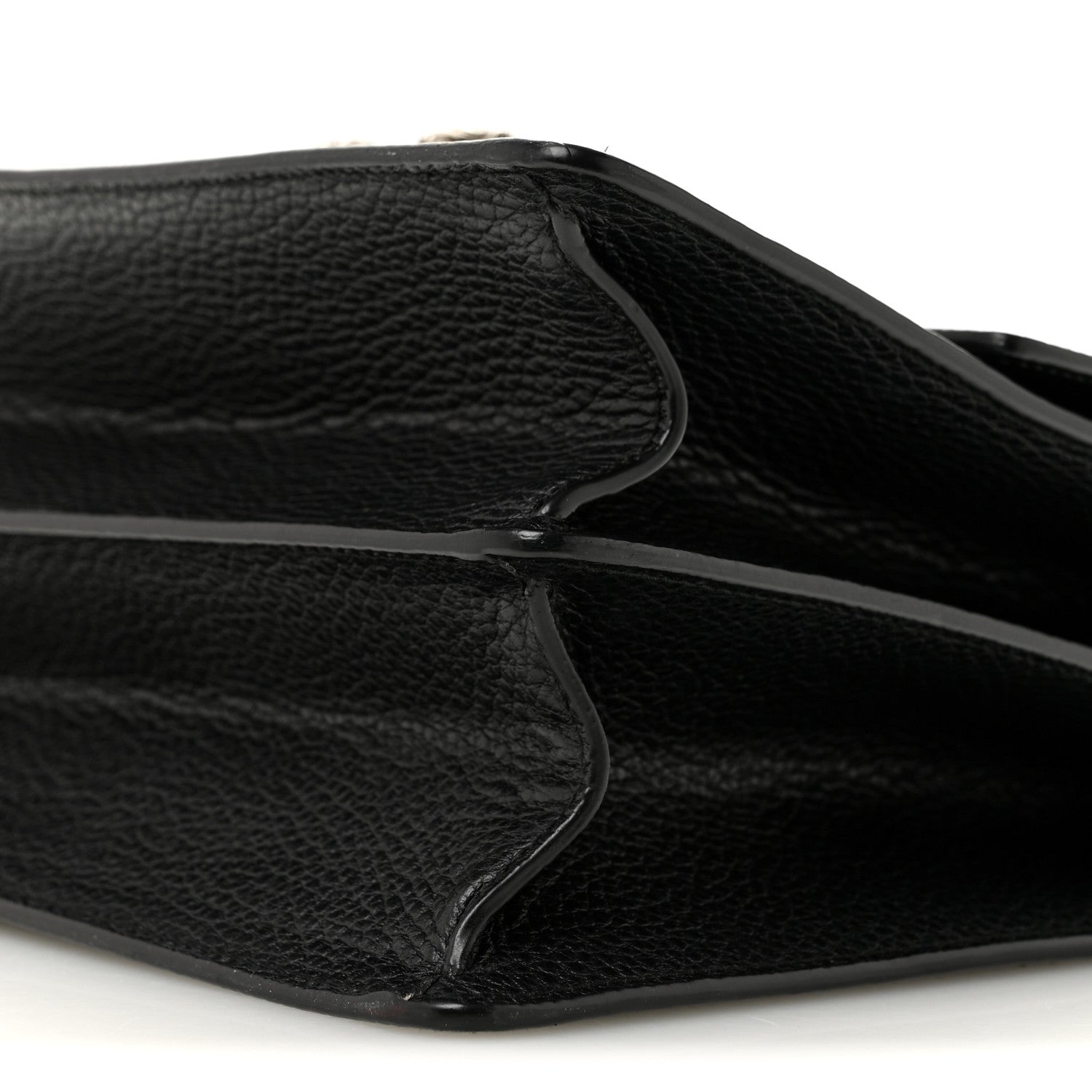 Gucci Dollar Calfskin Crystal Web Medium Dionysus Bamboo Top Handle Bag Black Black Diamond 10 of 11
