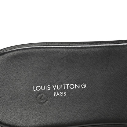 Louis Vuitton Patent Monogram Lock It Flat Mules 38 8 of 10