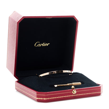 Cartier 18K Pink Gold Small LOVE Bracelet 18 9 of 9