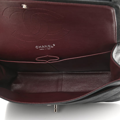 Chanel Caviar Quilted Jumbo Double Flap Black 5 of 9