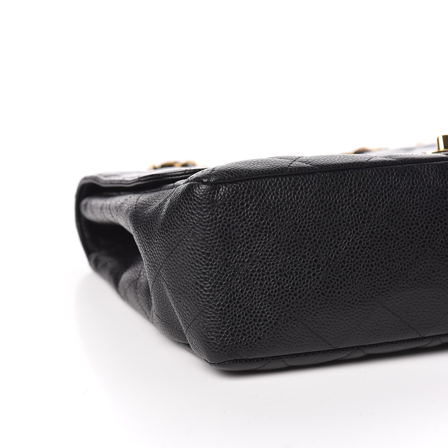 Chanel Caviar Quilted Jumbo Single Flap Black 5 of 15