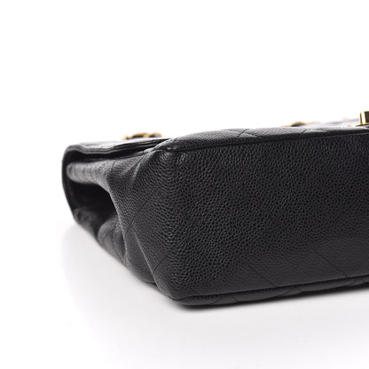 Chanel Caviar Quilted Jumbo Single Flap Black 5 of 15