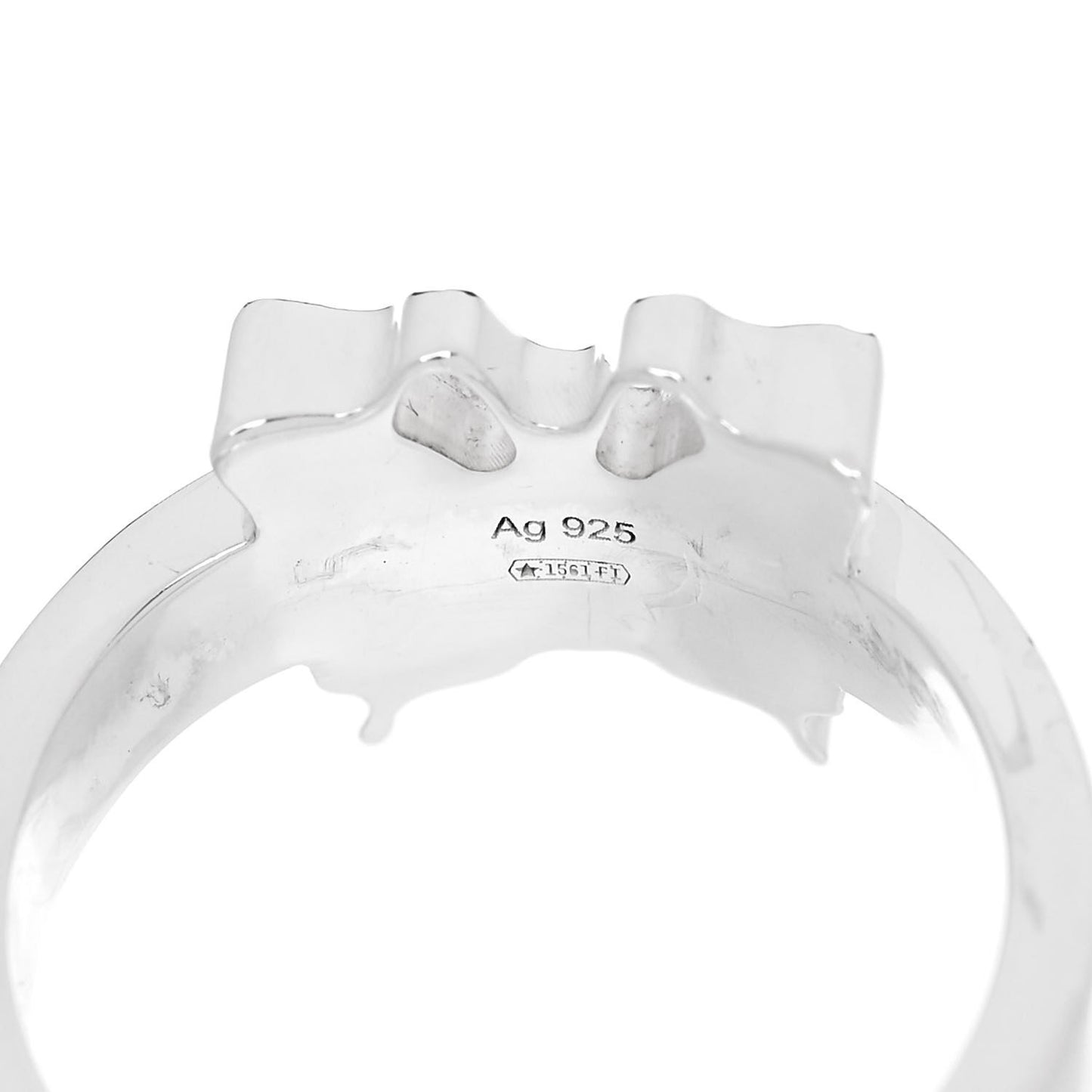 Sterling Silver Butterfly Band Ring 51 5.75
