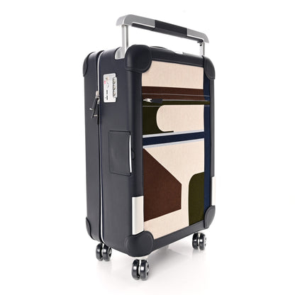 Hermes Canvas Taurillon Regate RMS Rolling Trolley Luggage Multicolor 2 of 8