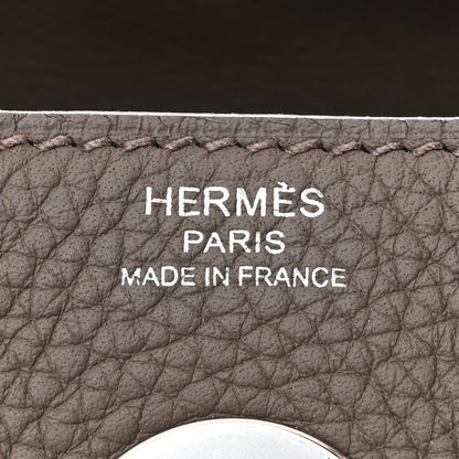 Hermes Taurillon Clemence Lindy 26 Etain 6 of 12