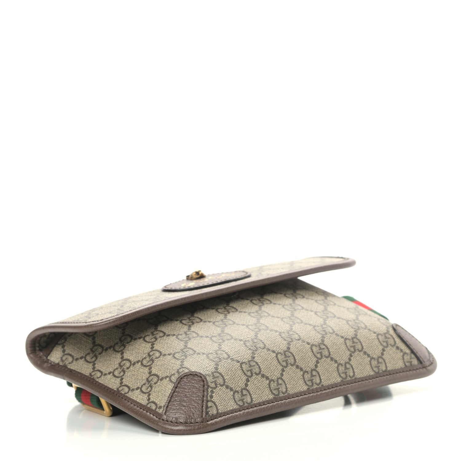 Gucci GG Supreme Monogram Neo Vintage Web Belt Bag Brown 4 of 9