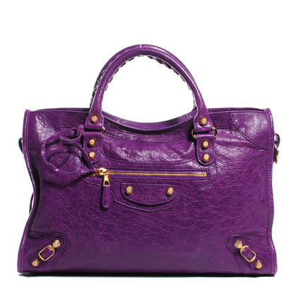 Balenciaga Agneau Giant 12 Gold Hardware City Ultraviolet 1 of 13