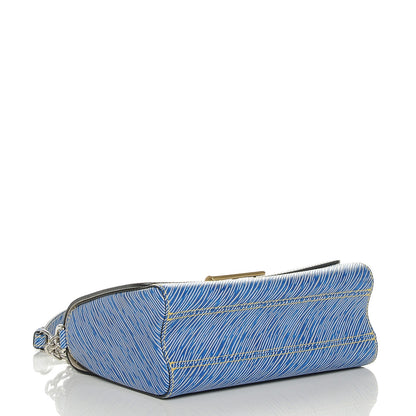 Louis Vuitton Epi Twist Shoulder Bag MM Denim Light 4 of 7