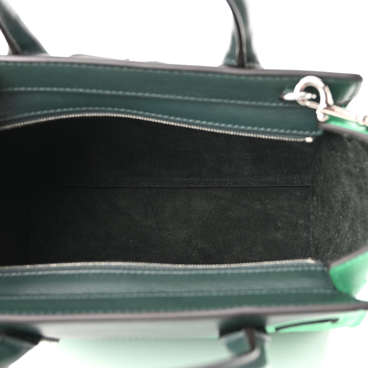 Mulberry Small Classic Silky Calfskin Mini Zipped Bayswater Lawn Green White Mulberry Green 5 of 9
