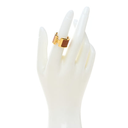 Hermes Madame Calfskin Large Olympe Ring S Gold 2 of 5