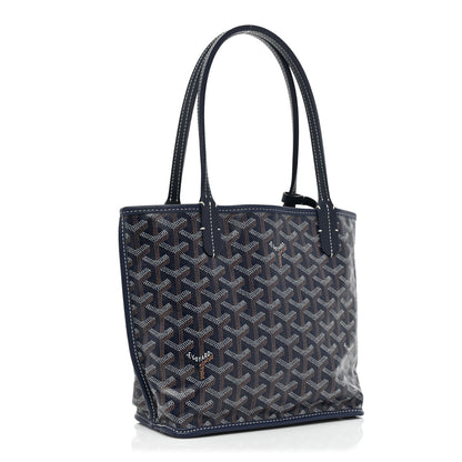 Goyard Goyardine Reversible Mini Anjou Navy 4 of 9