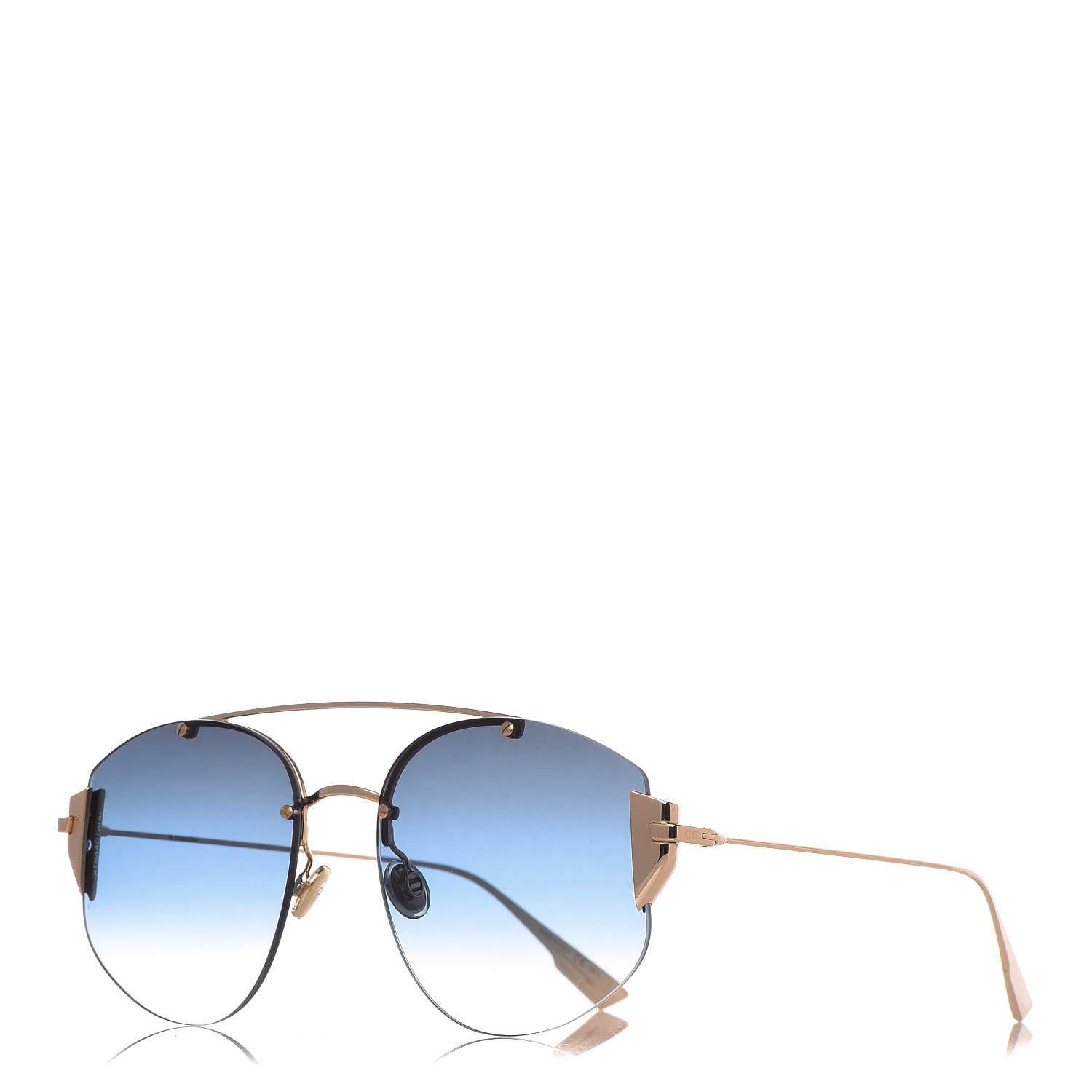 Christian Dior Metal Diorstronger Sunglasses Gold 1 of 10