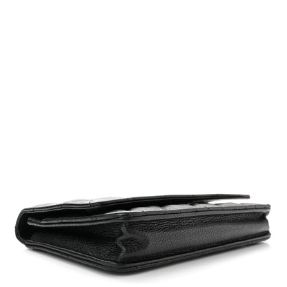 Chanel Caviar Quilted Wallet On Chain WOC Black 4 of 12