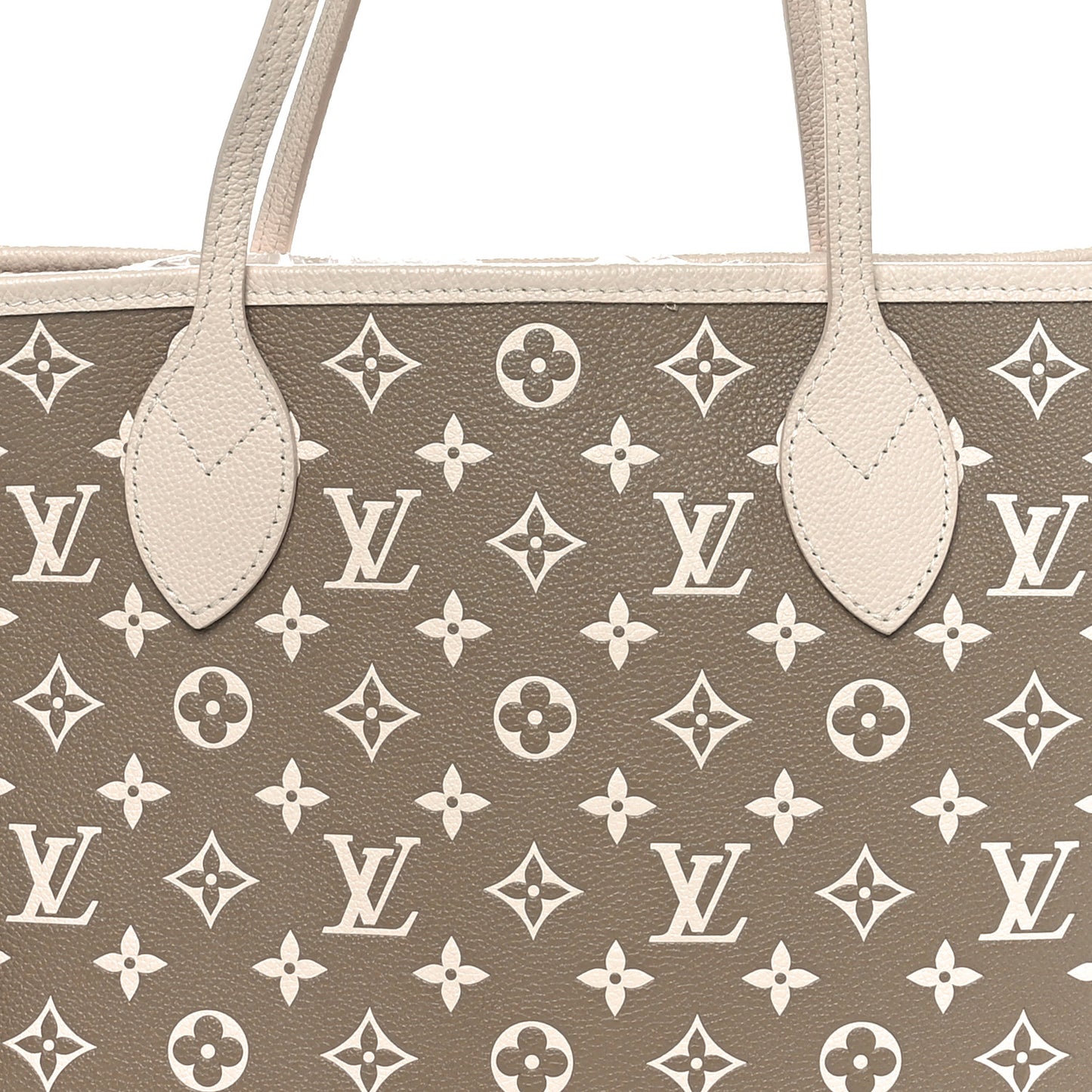 Empreinte Monogram Spring In The City Neverfull MM Kaki Beige Cream