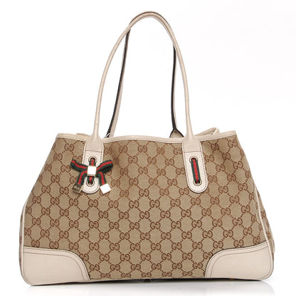 Gucci Monogram Medium Princy Tote Off White 1 of 8