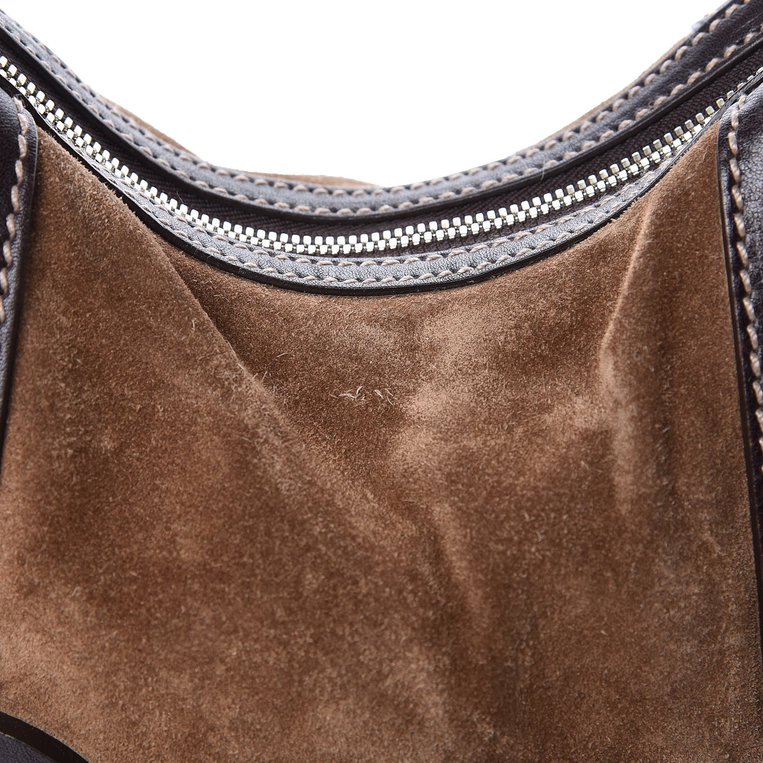 Gucci Calfskin Suede GG Royal Hobo Dark Brown 8 of 12
