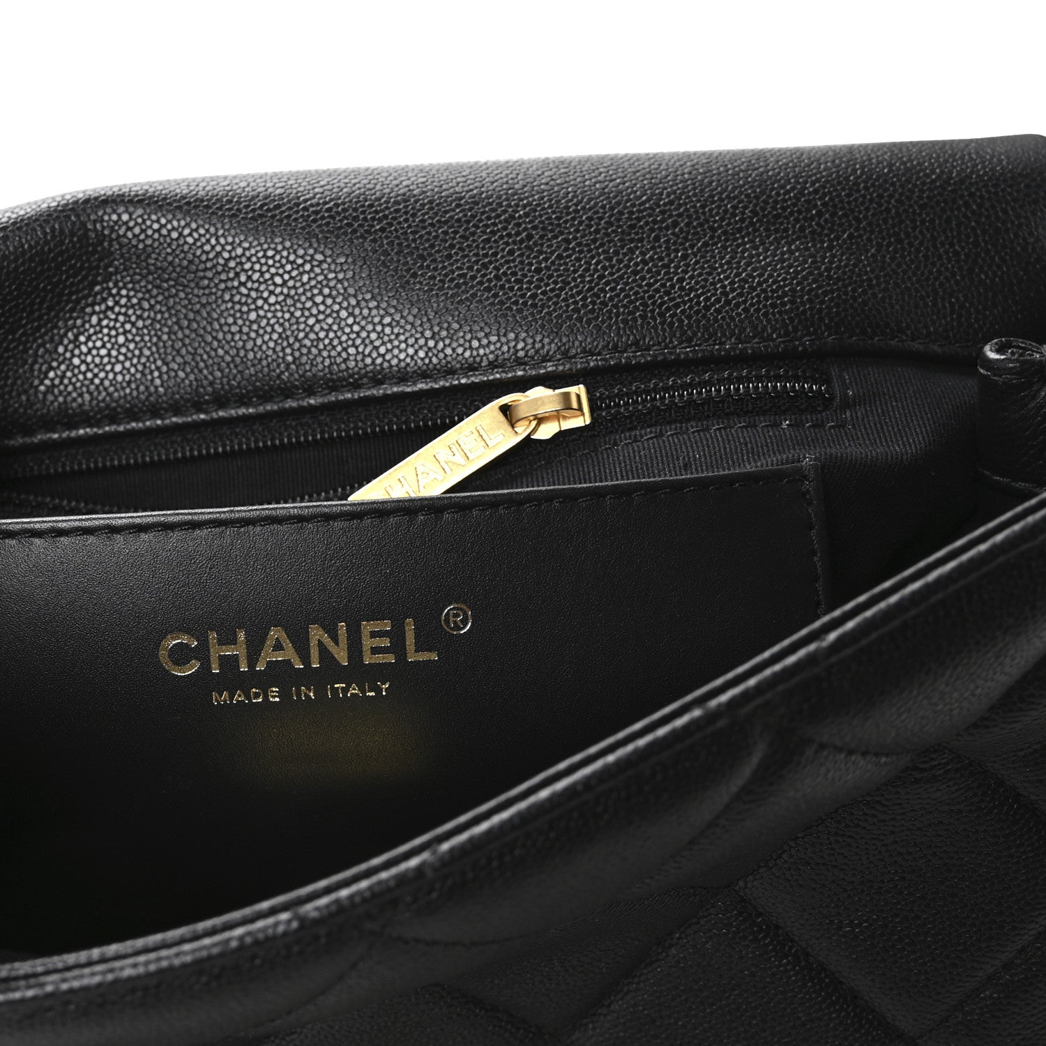 Chanel Caviar Quilted Small Top Handle Flap Black 6 of 11