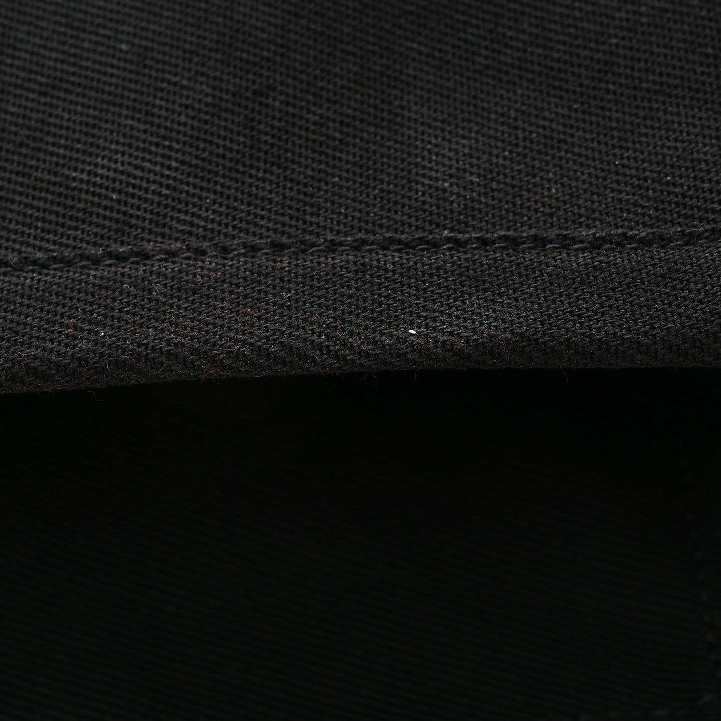 Linen Calfskin Rive Gauche Tote Black