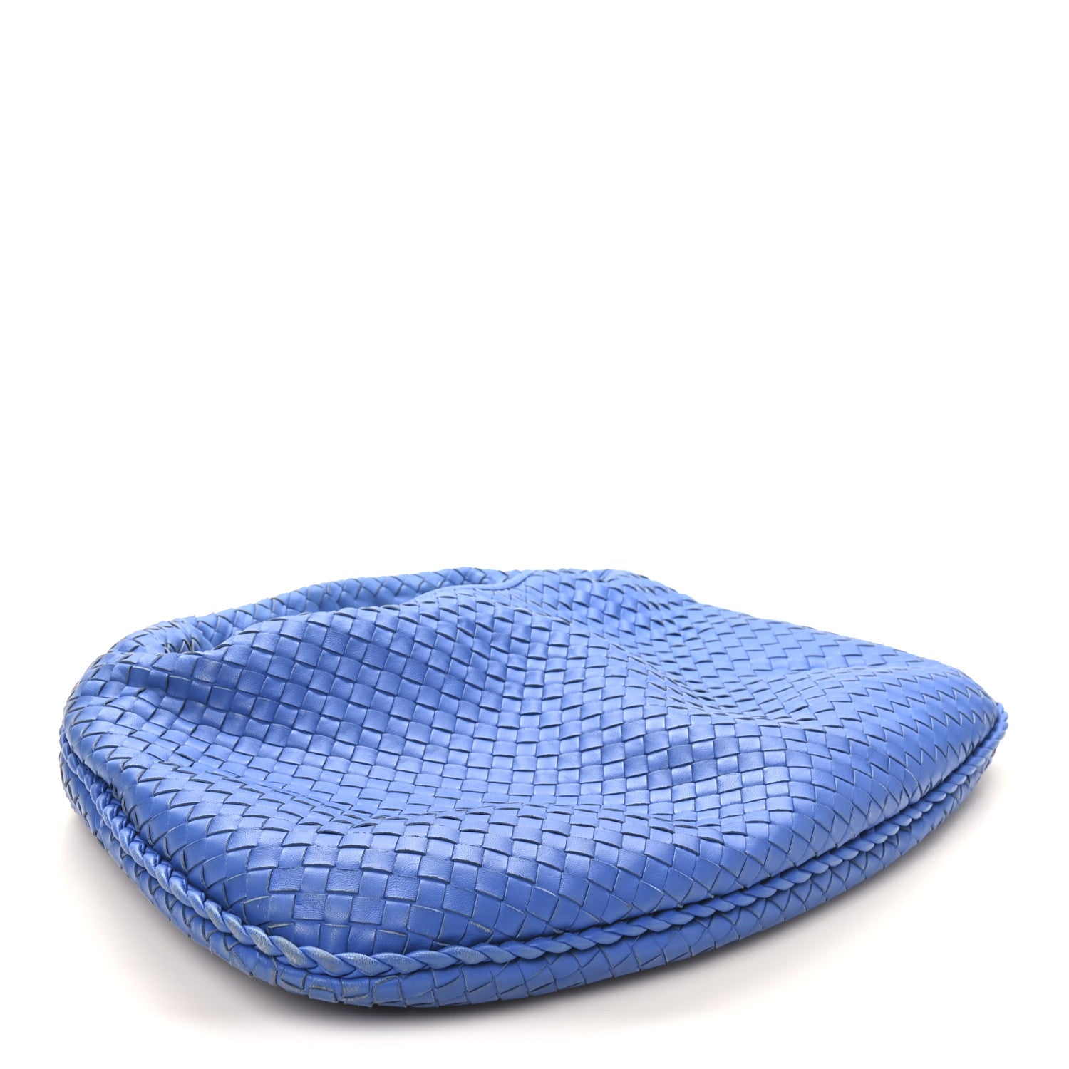 Bottega Veneta Nappa Intrecciato Large Veneta Hobo Blue Royal 4 of 9