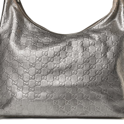 Gucci Metallic Guccissima Hobo Silver 8 of 16