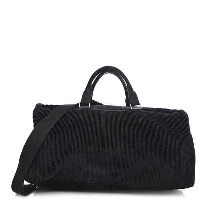 Saint Laurent Corduroy Andy Duffle Bag Black 1 of 4
