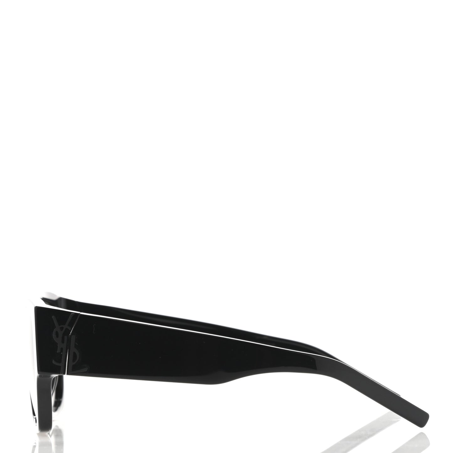 Acetate Square Sunglasses SL M17 Black