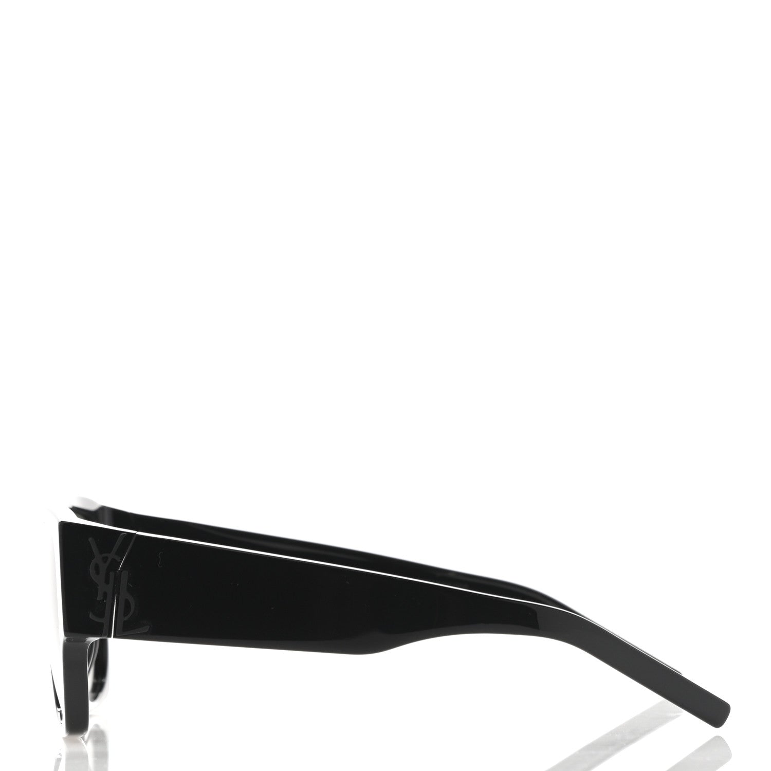 Saint Laurent Acetate Square Sunglasses SL M17 Black 3 of 9