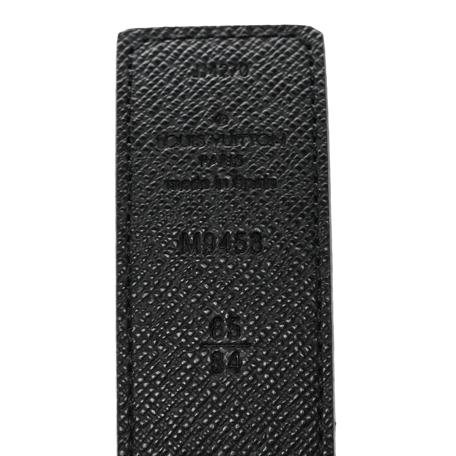 Louis Vuitton Calfskin Monogram 30mm LV Initiales Reversible Belt 85 34 Black 5 of 6