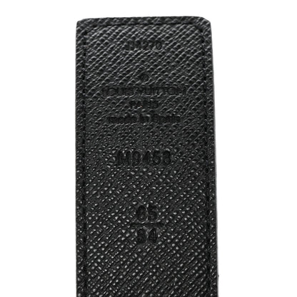 Louis Vuitton Calfskin Monogram 30mm LV Initiales Reversible Belt 85 34 Black 5 of 6
